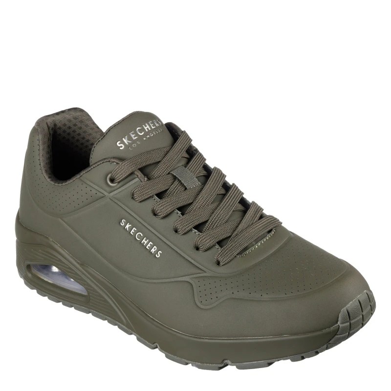 Image of Skechers UNO Stand On Air Mens Trainers - Green Green 9