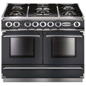 Image of Falcon FCON1092DFSL-NM Continental 1092 Dual Fuel Range Cooker - Slate- matt