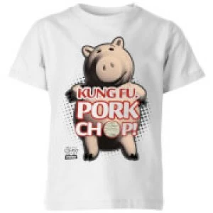Image of Toy Story Kung Fu Pork Chop Kids T-Shirt - White - 11-12 Years