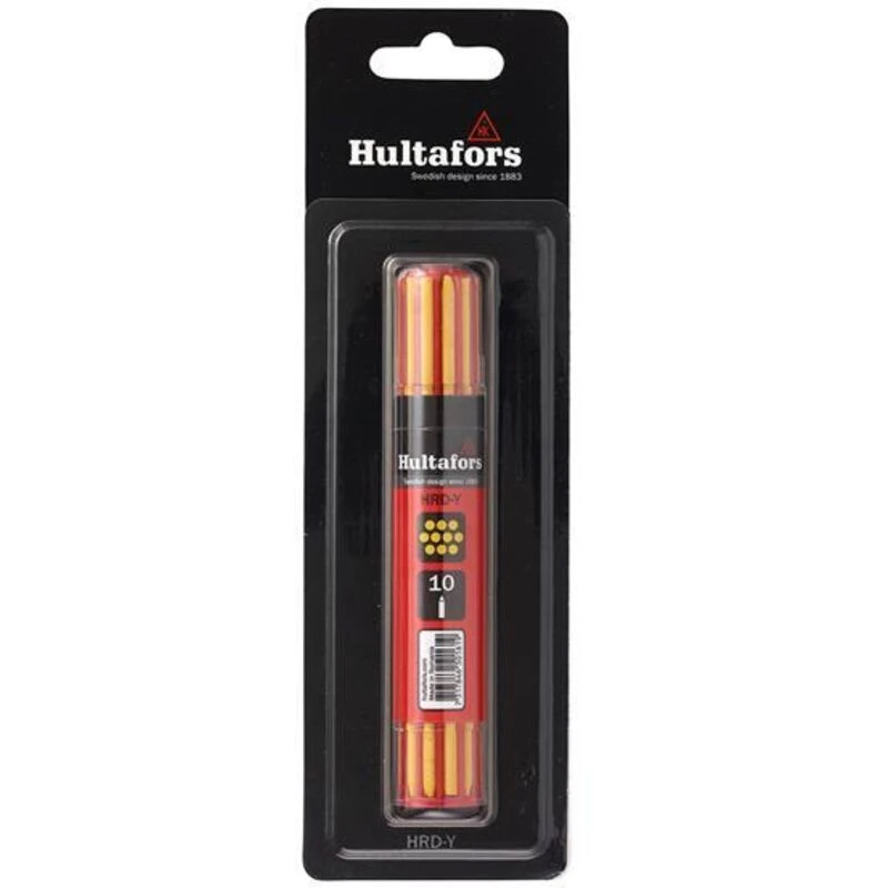 Image of HULTAFORS Hultafors - 10 x 650260 Dry Marker Pen Refill Yellow Blister Pack HUL650260 650260