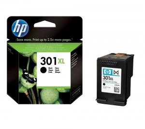 Image of HP 301XL Black Ink Cartridge
