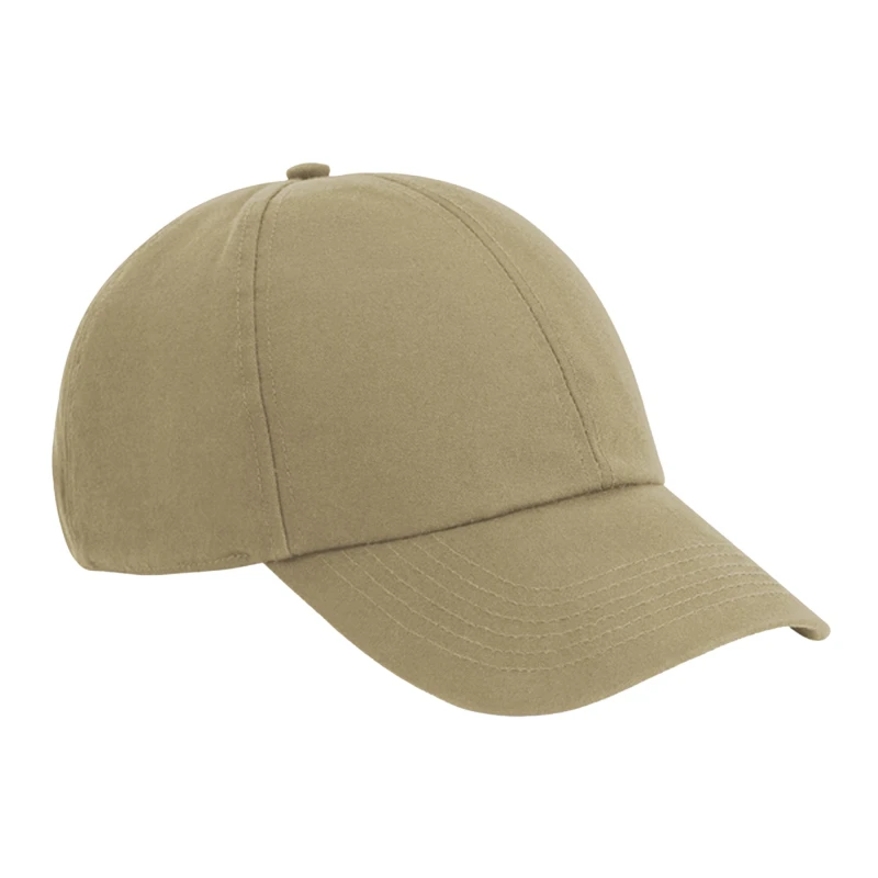 Image of Beechfield Beechfield Men Cotton 6-panel Cap in Light Brown Light Brown One Size Male 5063300060681