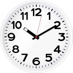 image of EUROTIME 82321 Quartz Wall clock White