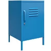 image of Novogratz Storage Cabinet 2354810COMNUK Blue 380 (W) x 400.1 (D) x 689.4 (H) mm