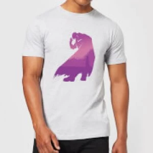 Image of Nintendo The Legend Of Zelda Pink Ganondorf Silhouette Mens T-Shirt - Grey - L