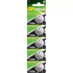 Image of GP GPPBL2430036 CR2430 Lithium Cell (Card 5)
