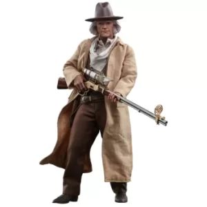 Image of Hot Toys Back to the Future III Movie Masterpiece Action Figure 1/6 Doc Brown 32cm