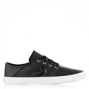 Image of Converse OX Costa PU Trainers Womens - Black/White