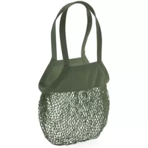 image of Organic Mesh Carry Bag (One Size) (Olive Green) - Westford Mill