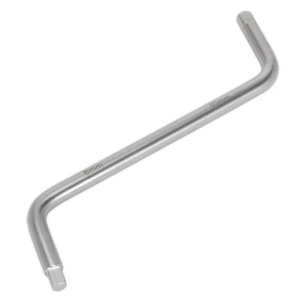 Image of Genuine SEALEY AK6405 Drain Plug Wrench 8 & 10mm Square