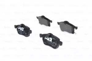 Image of Bosch 0986424457 BP226 Brake Pad Set Disc Brake Front Axle
