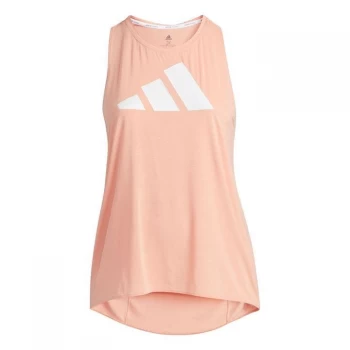 image of adidas 3-Stripes Logo Tank Top (Plus Size) Womens - Ambient Blush / Orbit Violet