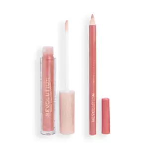 Image of Makeup Revolution Ultimate Lights Shimmer Lip Kit Chauffeur Lights