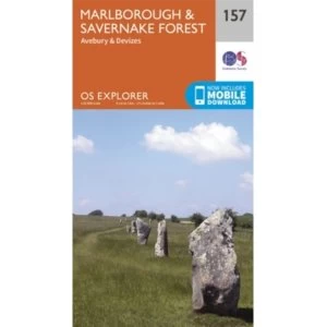 Image of Marlborough and Savernake Forest by Ordnance Survey (Sheet map, folded, 2015)