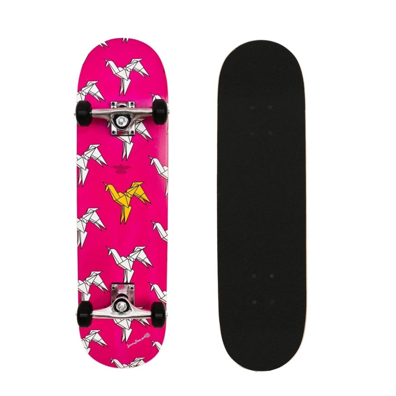 Image of Planet Direct M.Y X-Skate Complete 31 Double Kick Skateboard Oragami unisex Large