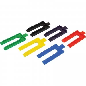 Image of Faithfull Assorted Plastic Packing Wedges Pack of 100