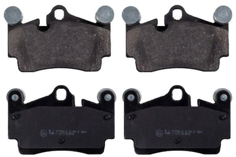 Image of SWAG 30 91 6619 Brake pad set Rear Axle, prepared for wear warning indicator Brake Pad Set,disc brake (402)