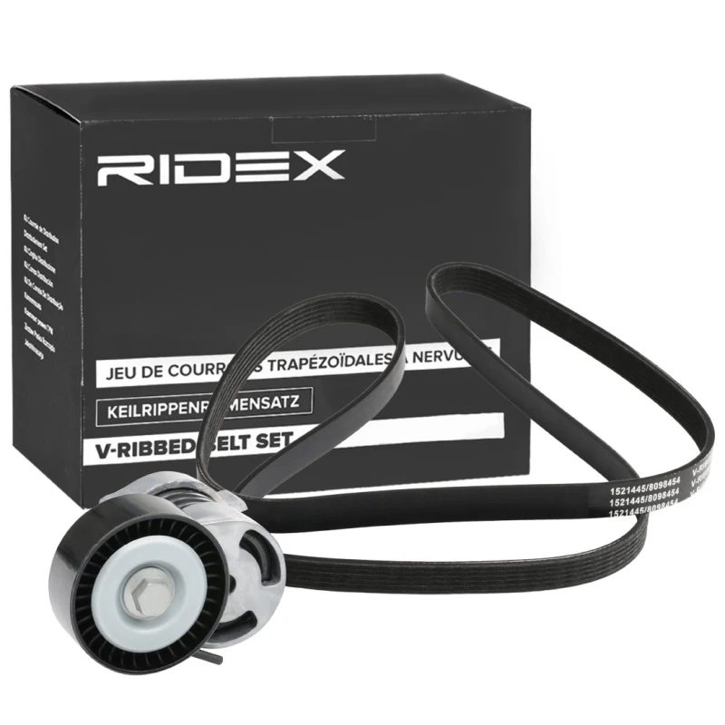 Image of RIDEX 542R0751 V-ribbed belt set V-Ribbed Belt Set (542)