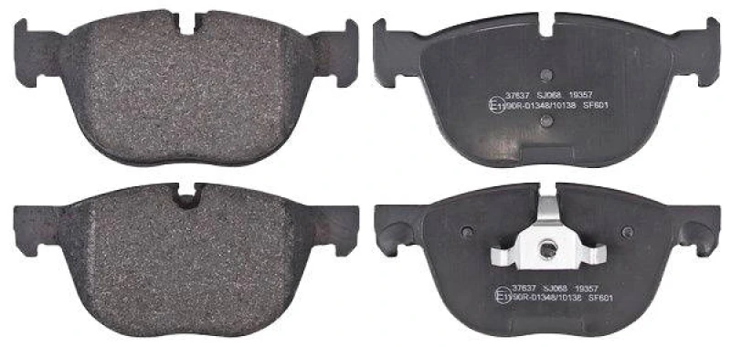 Image of A.B.S. 37637 Brake pad set prepared for wear warning indicator Brake Pad Set,disc brake (402)