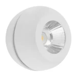 Image of Evansville Surface Mounted Downlight Sandy White Aluminium LED 5W 400Lm 3000K - Merano