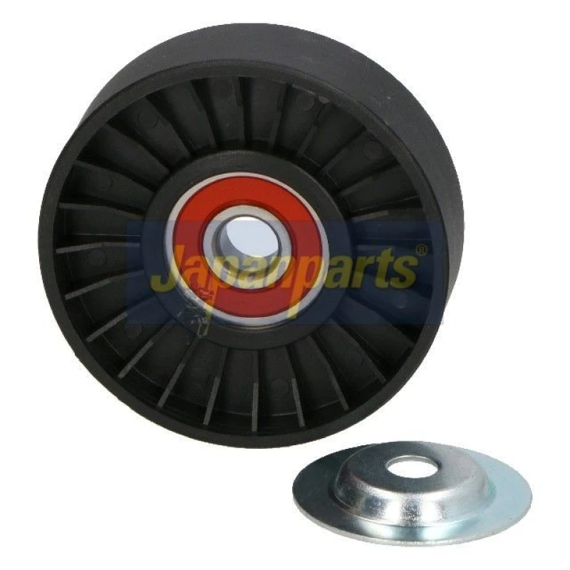 Image of JAPANPARTS Deflection / guide pulley, V-ribbed belt JAPANPARTS RP-128