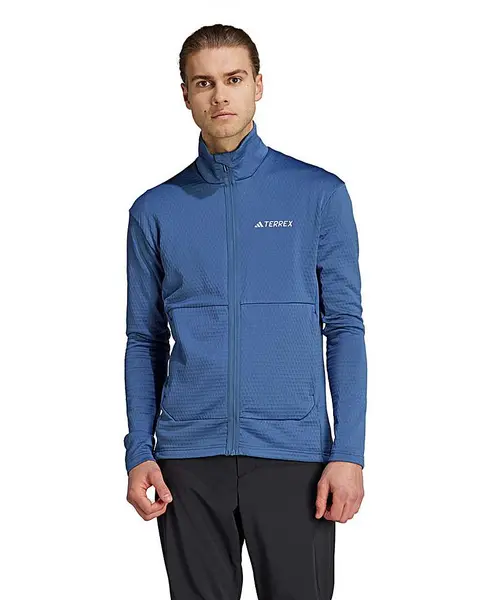 Image of Adidas adidas Terrex Full Zip Fleece Jacket Steel Male S34/37 EX69901