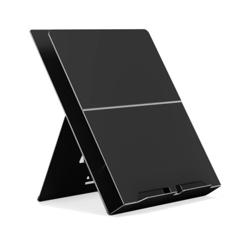 Image of Standivarius Etra Premium Ergonomic Laptop Stand with Pivotable Document Holder Black ST10711E-B ST10711E-B