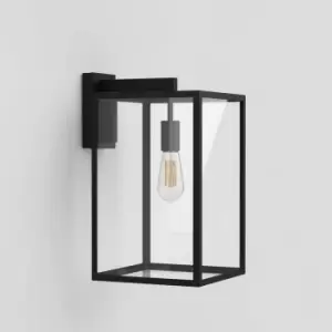 Image of Box Outdoor Wall Light Textured Black IP23, E27