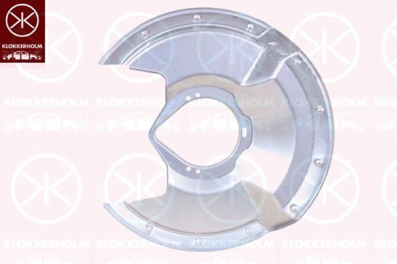 Image of KLOKKERHOLM Brake disc backing plate KLOKKERHOLM 2939377