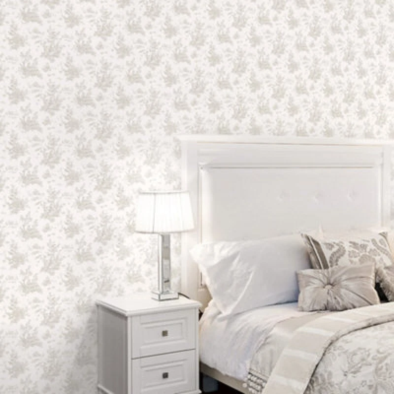 Image of Galerie Abby Rose 4 Beige Toile Smooth Wallpaper