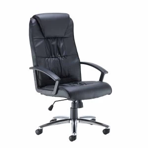 TC Office Casino II with Chrome Base, Black