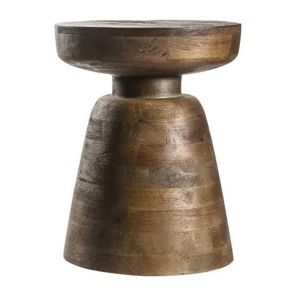 Image of Gallery Interiors Milstead Antique Brown Side Table