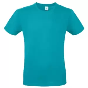 image of B&C Mens #E150 Tee (L) (Real Turquoise)