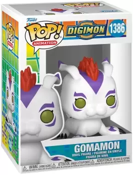 image of Digimon Gomamon vinyl figurine no. 1386 Funko Pop! multicolor