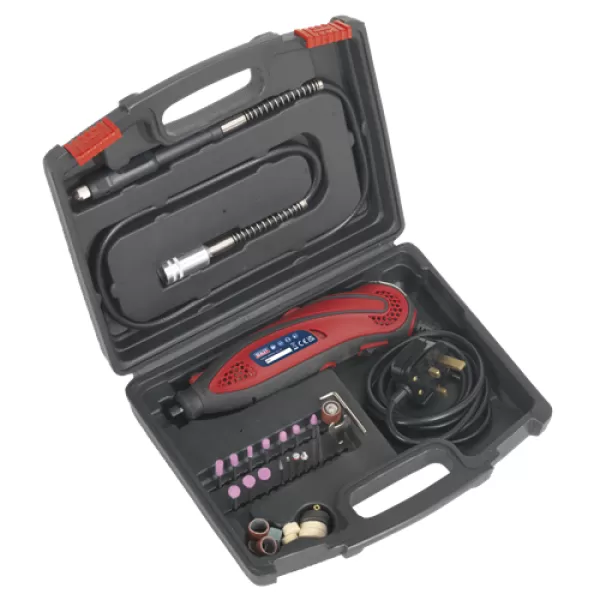 Image of Genuine SEALEY E540 Multipurpose Rotary Tool & Engraver Kit 40pc 230V