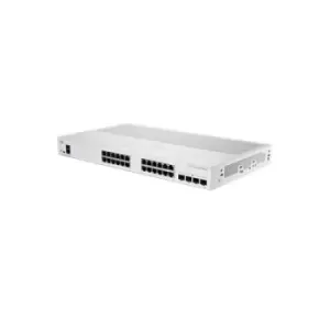 image of Cisco CBS250-24T-4X-EU network switch Managed L2/L3 Gigabit Ethernet (10/100/1000) Silver