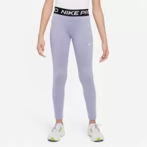 Image of Nike Pro Girls Tights - Purple