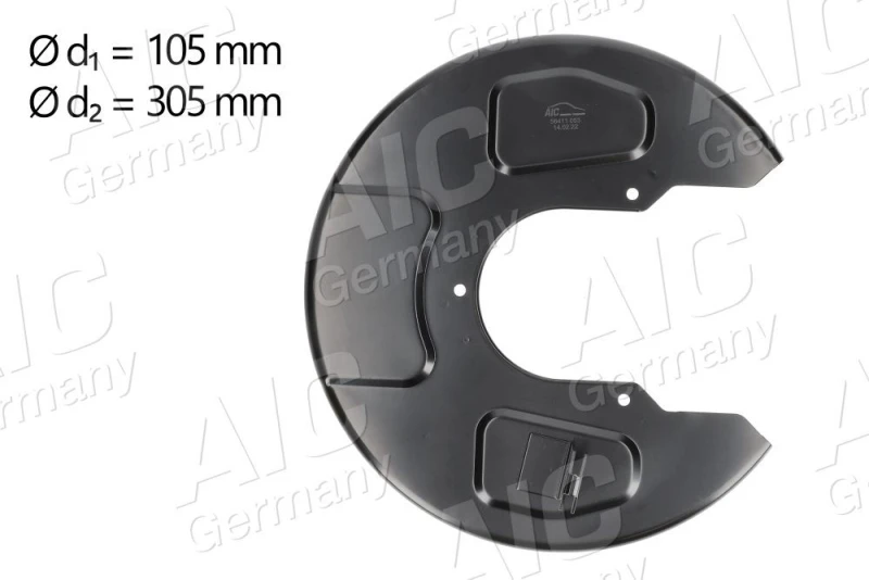 Image of Brake disc backing plate AIC 56411