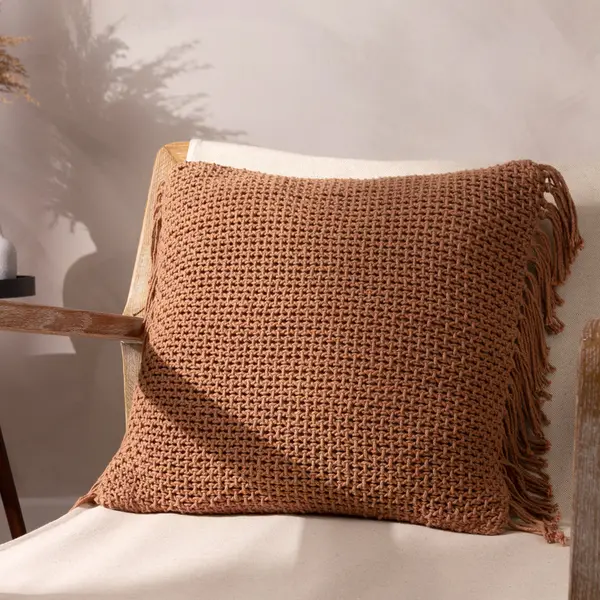 Image of Nimble Cushion Baked Earth, Baked Earth / 45 x 45cm / Polyester Filled