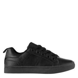 Image of Fabric Low Trainers Children - Black