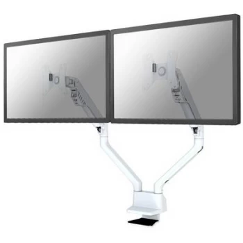 image of Neomounts by Newstar FPMA-D750DWHITE 1 Piece Monitor desk mount 25,4cm (10) - 81,3cm (32) Swivelling, Swivelling, Rotatable, Height-adjustable