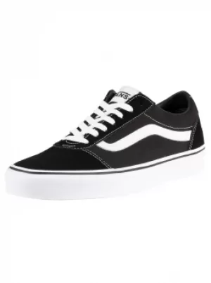 Image of Ward Suede Canvas Trainers