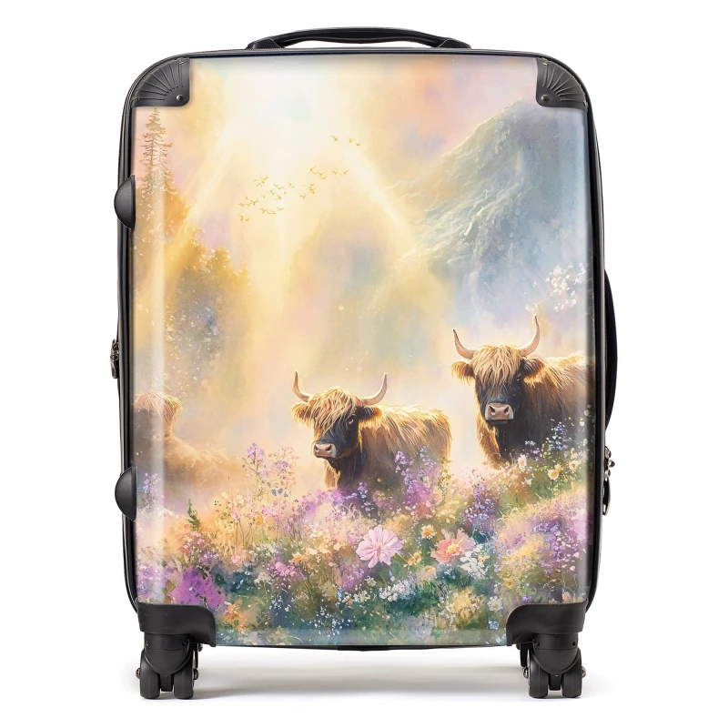 Image of Designer Luggage Ava Sterling: 00021 Suitcase Size: Large Multicolor Unisex Large