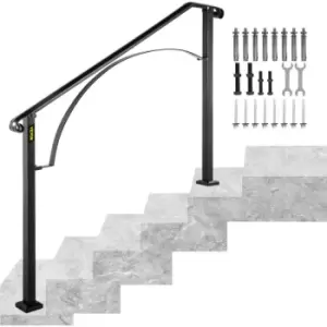 Image of Handrail Arch #4 Fits 4 or 5 Steps Matte Black