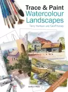 Image of trace and Paint watercolour landscapes
