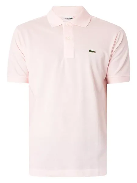 Image of Lacoste Classic Fit Polo Shirt Light Pink L