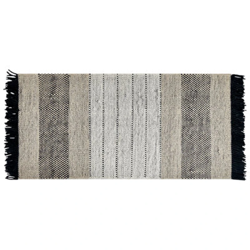 Image of Beliani Rug Yazlik Beige 80 X 150 Cm Wool