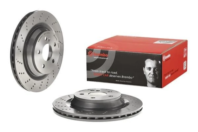 Image of BREMBO Brake disc BREMBO 09.A818.21