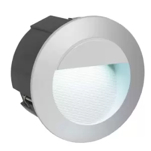 image of EGLO Zimba-LED Silver Outdoor LED Recessed Light 2.5W Cool White IP65 - 95233