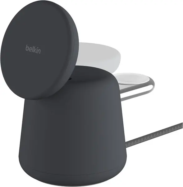 image of Belkin 2-in-1 Qi 15W MagSafe Wireless Charging Pad